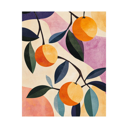 Orange Delight Botanical Fine Art Print