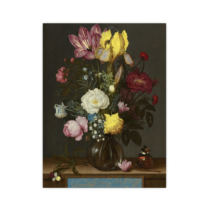 Bouquet of Flowers in a Glass Vase - Dutch Masters Fine Art Poster
