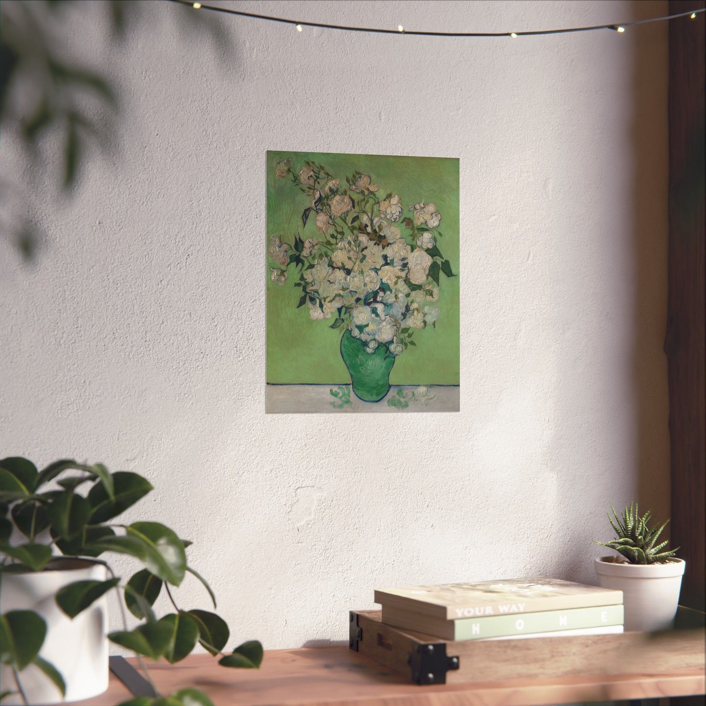 Van Gogh- Fine Art Prints - Reproduction - Flowers in a Vase - Floral Vertical Poster - Artistic Home Décor for Nature Lovers