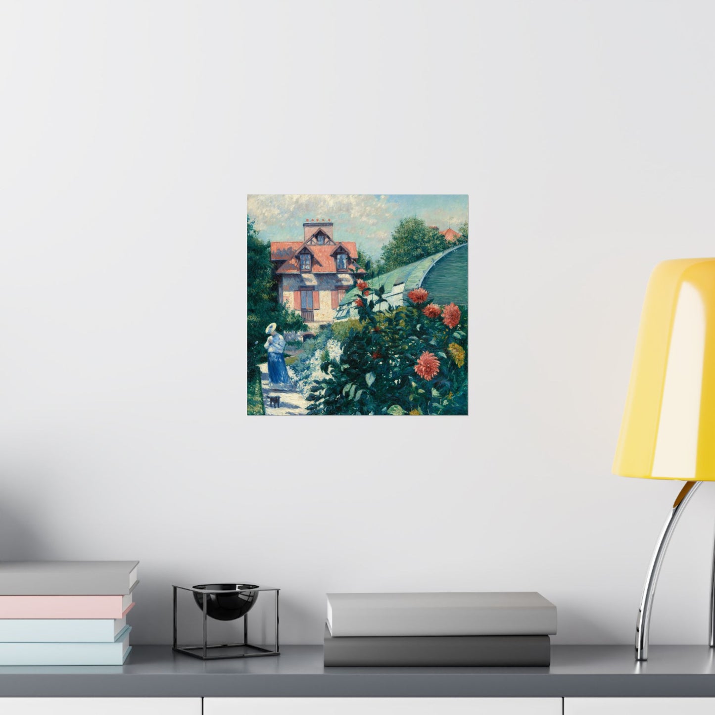 Dahlias Vintage Botanical Fine Art Print
