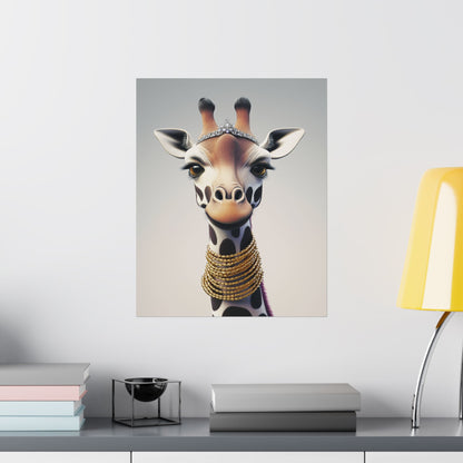 Adventure Awaits - His & Hers Giraffe Fine Art Prints (A) - Whimsical Animals - Home Décor - Wedding Gift