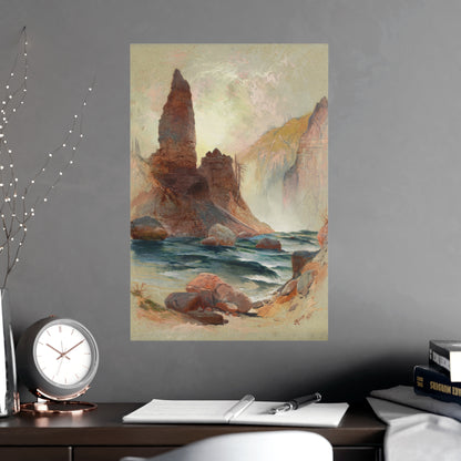 Tower Falls Yellowstone - American West Fine Art Poster