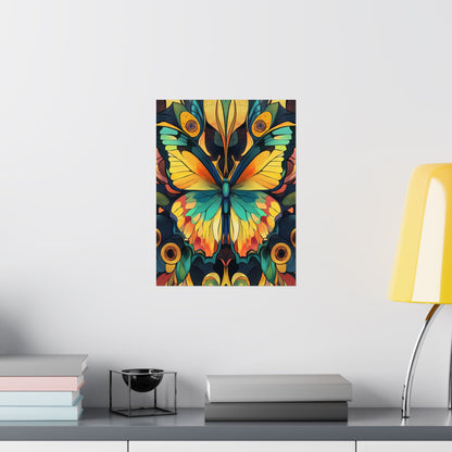 Brilliant Butterfly - Bohemian Wall Art - Fine Art Print - Poster Matte - Vertical Wall Décor