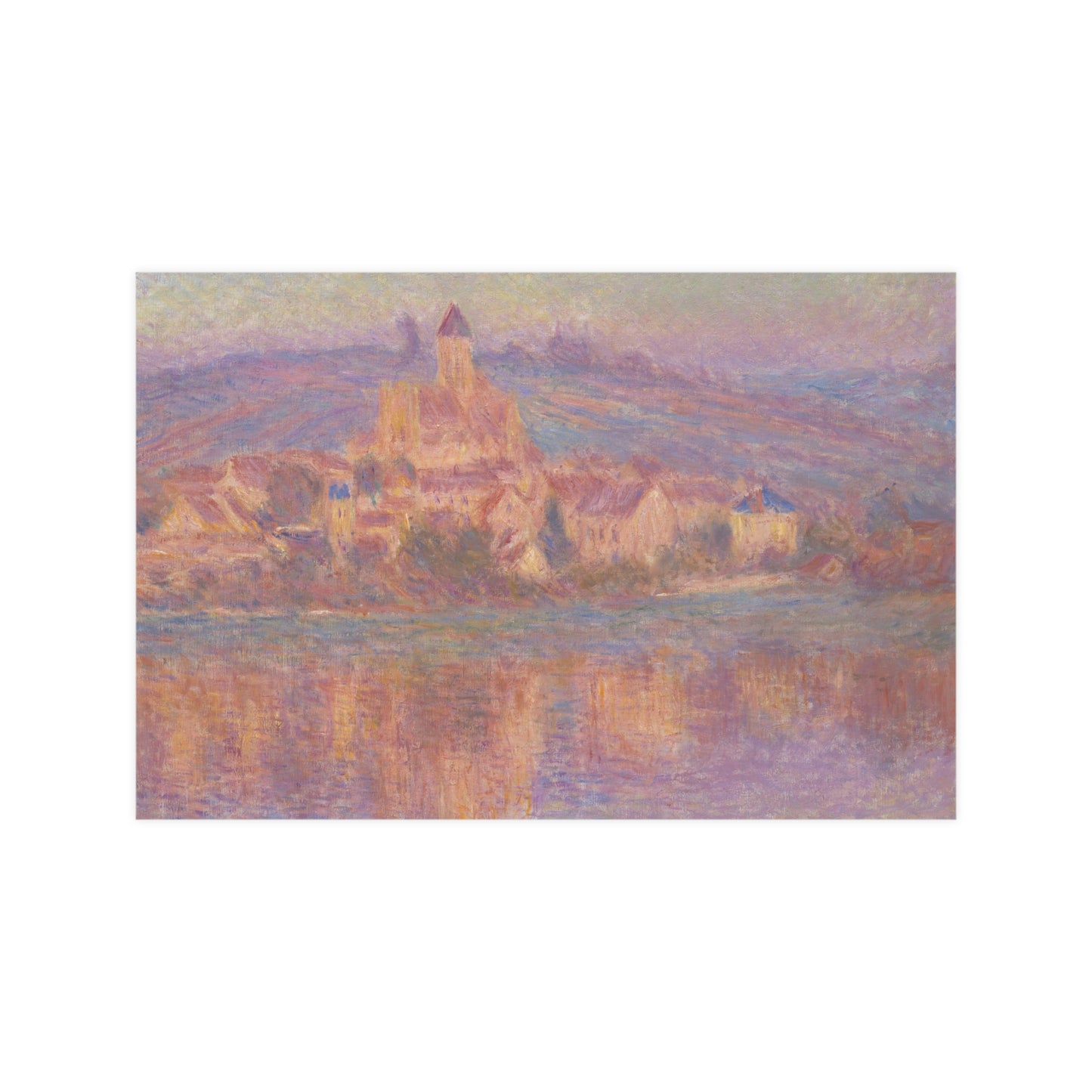 Vetheuil - Monet Village Landscape Fine Art Poster