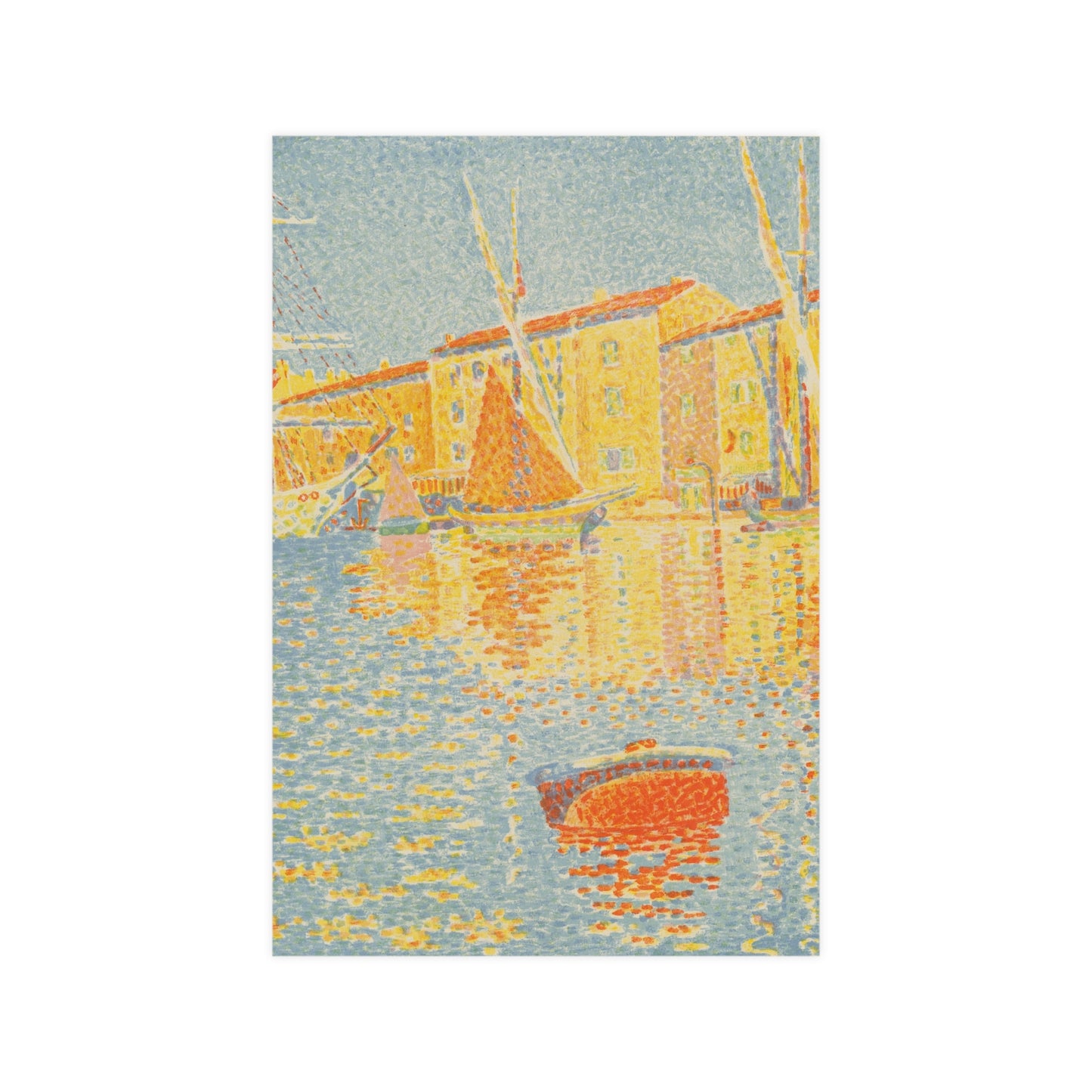 The Buoy La Bouee - Signac Fine Art Poster
