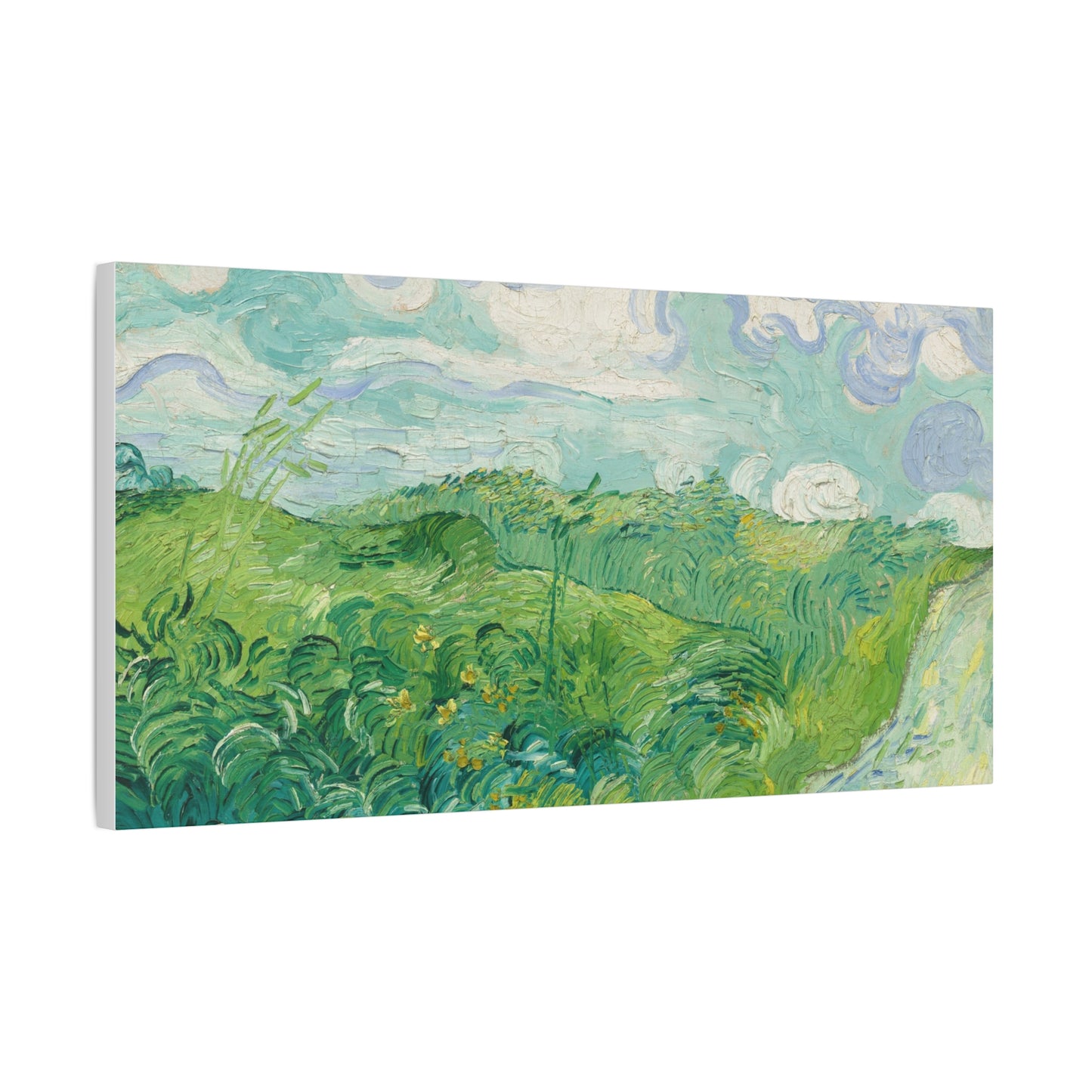 Vincent van Gogh - Green Wheat Fields Fine Art Canvas Print