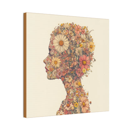 And So She Grew on Canvas