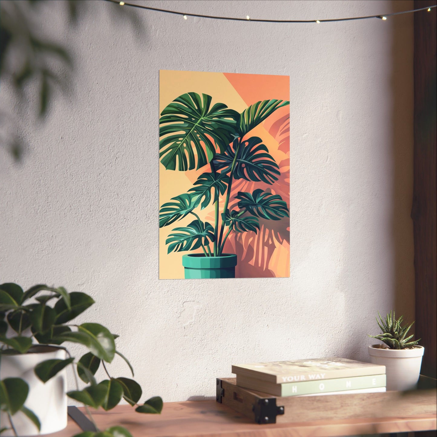 Tropical Monstera Botanical Fine Art Print
