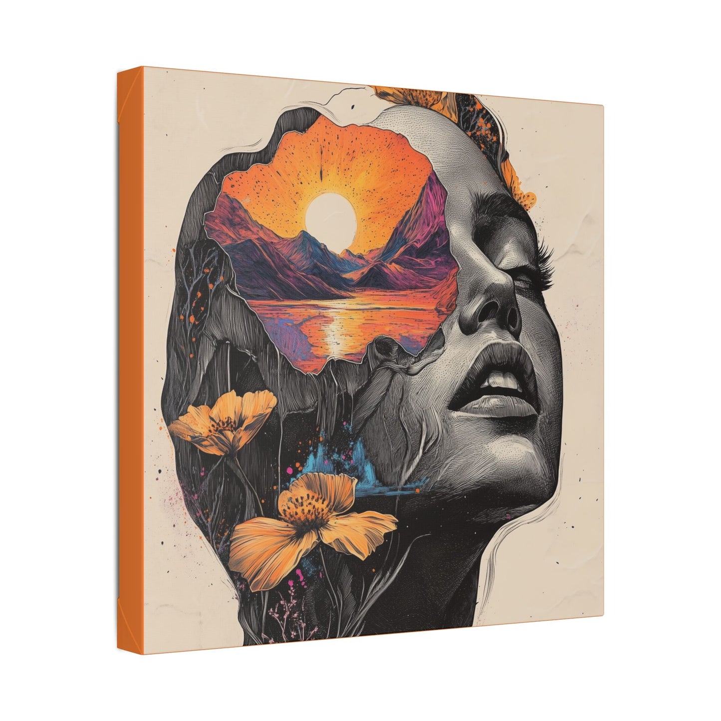Beauty is in the Eye of the Beholder  - Fine Art Print on Canvas