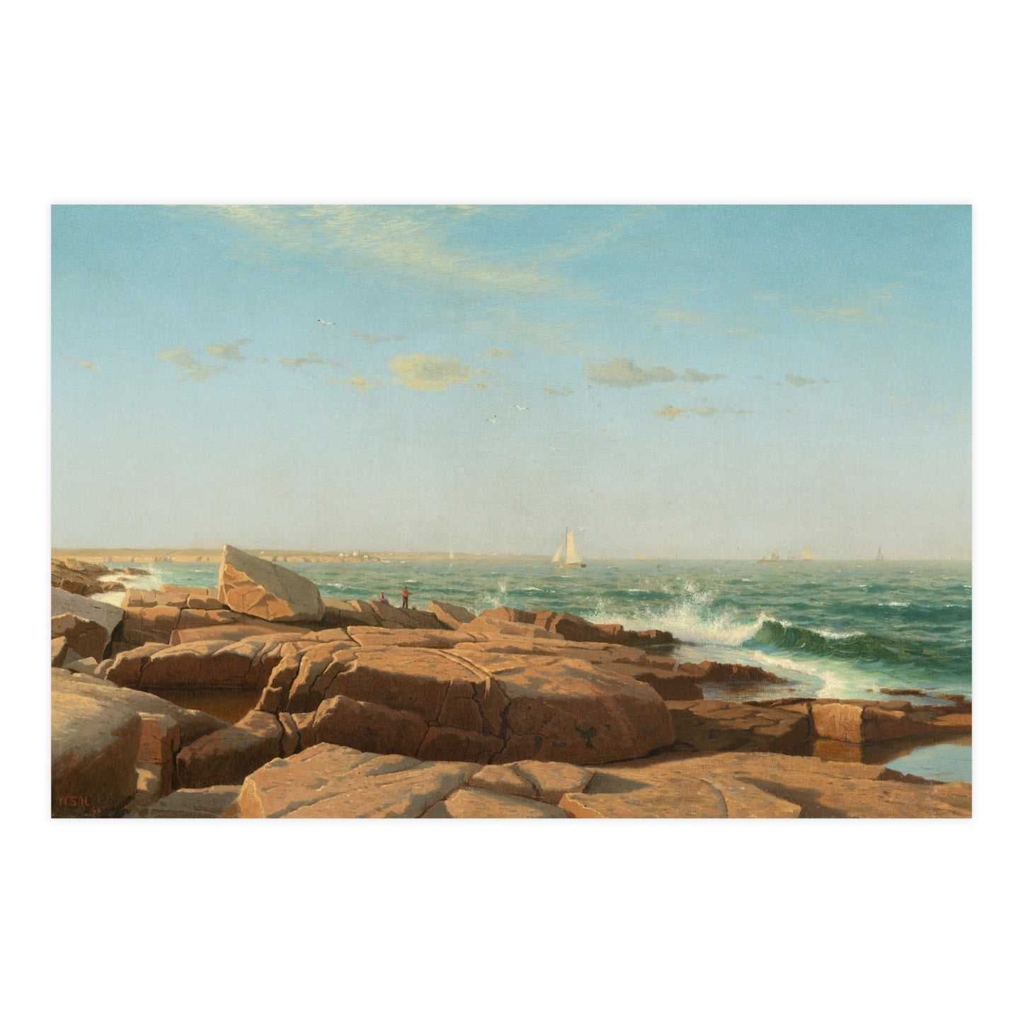 Narragansett Bay - Coastal New England Fine Art Poster