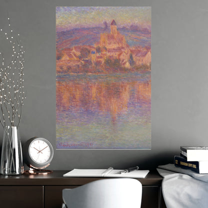 Vetheuil - Monet Village Landscape Fine Art Poster