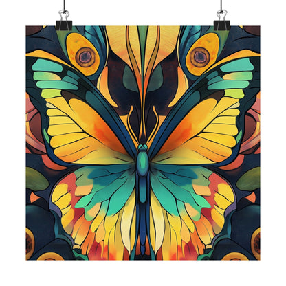 Brilliant Butterfly - Bohemian Wall Art - Fine Art Print - Poster Matte - Vertical Wall Décor