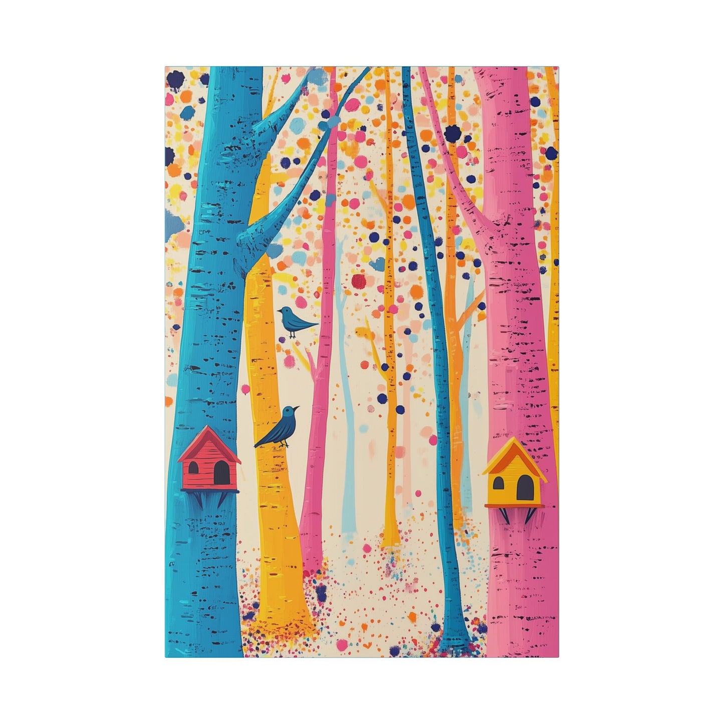 Here for the Birds - Delight in Nature Series - Fine Art Print on Canvas