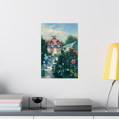 Dahlias Vintage Botanical Fine Art Print