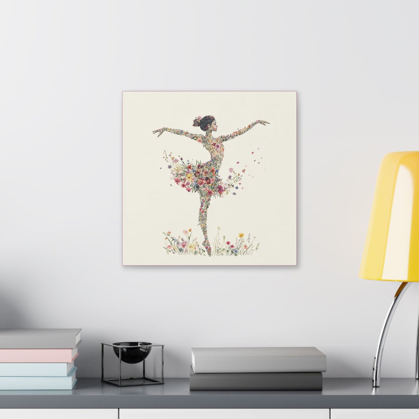 You Belong Among the Wild Flowers - On Point - Painting on Canvas