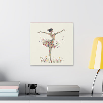 You Belong Among the Wild Flowers - On Point - Painting on Canvas