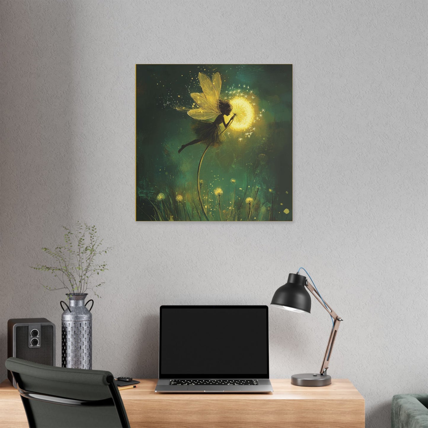Wishes Do Come True - Fairies & Flowers Collection - Wall Art on Canvas