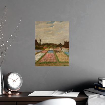Flower Beds in Holland - Van Gogh Fine Art Poster