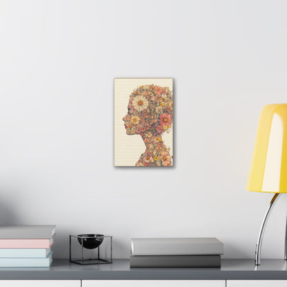 And So She Grew on Canvas