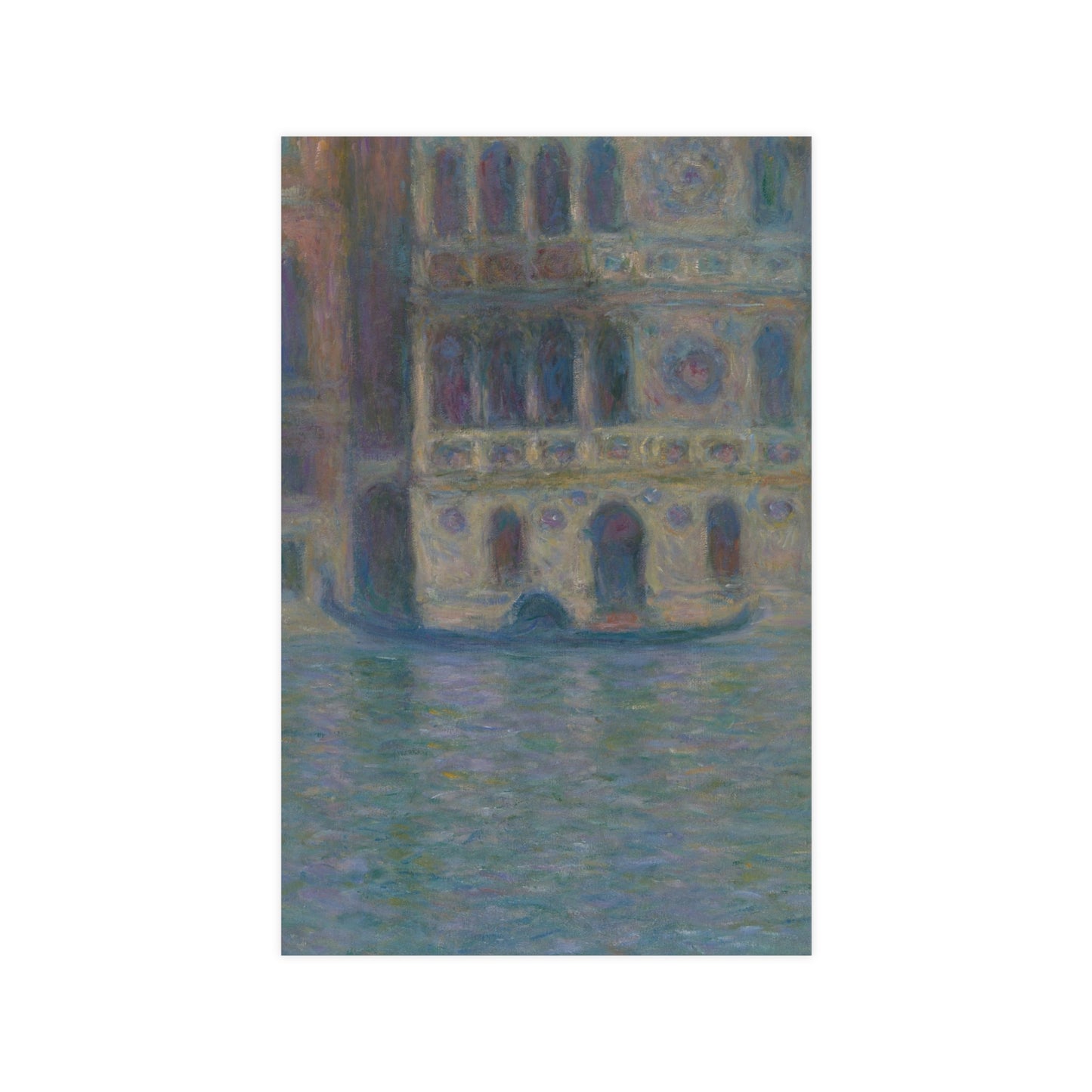 Venice Palazzo Dario - Monet Fine Art Poster