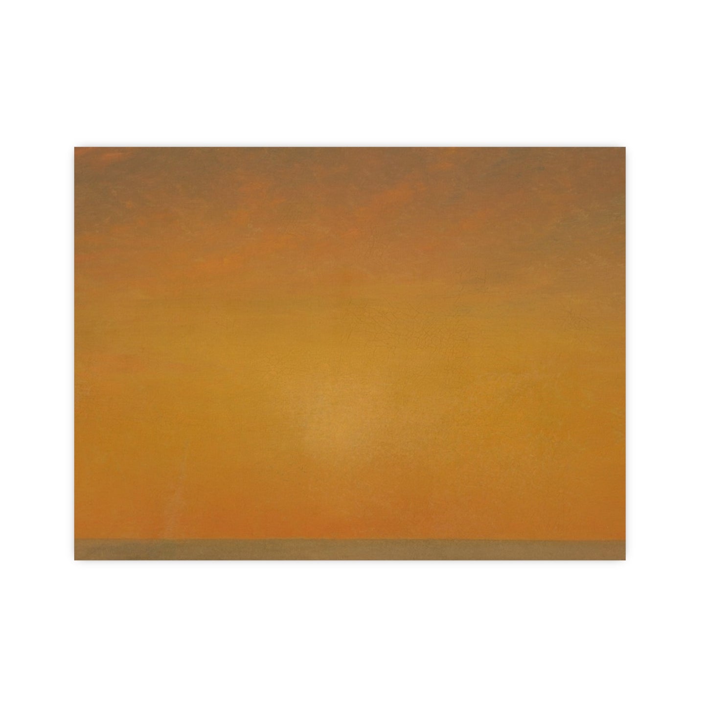 John Frederick Kensett : Sunset on the Sea (1872) - Museum Collection - Fine Art Print
