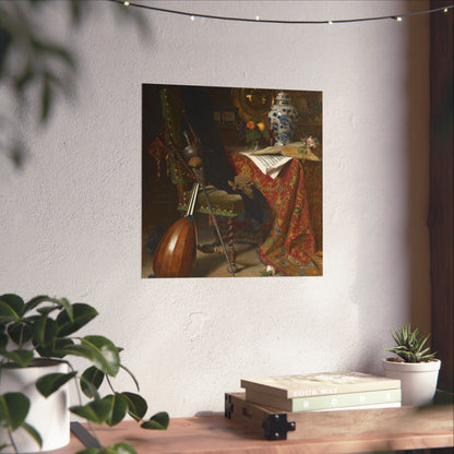 Elegant - Still Life Art - 17th Century Interior Painting - Fine Art Print - Gothic Art - Vintage Fine Art