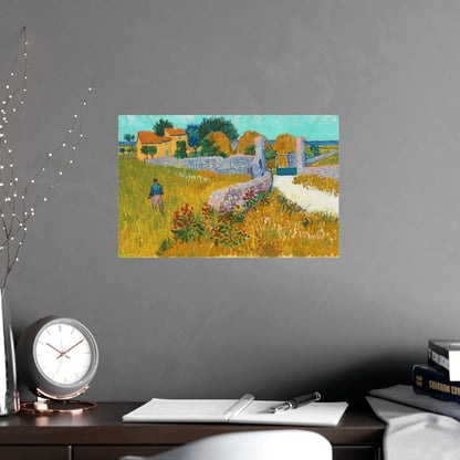 Farmhouse in Provence - Van Gogh Fine Art Poster