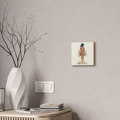 You Belong Among the Wildflowers  - Flower Girl - Print on Canvas