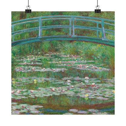 Claude Monet - Japanese Foot Bridge Fine Art Canvas Print