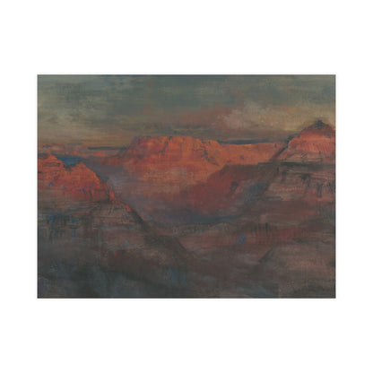 Grand Canyon Afterglow - American West Fine Art Poster
