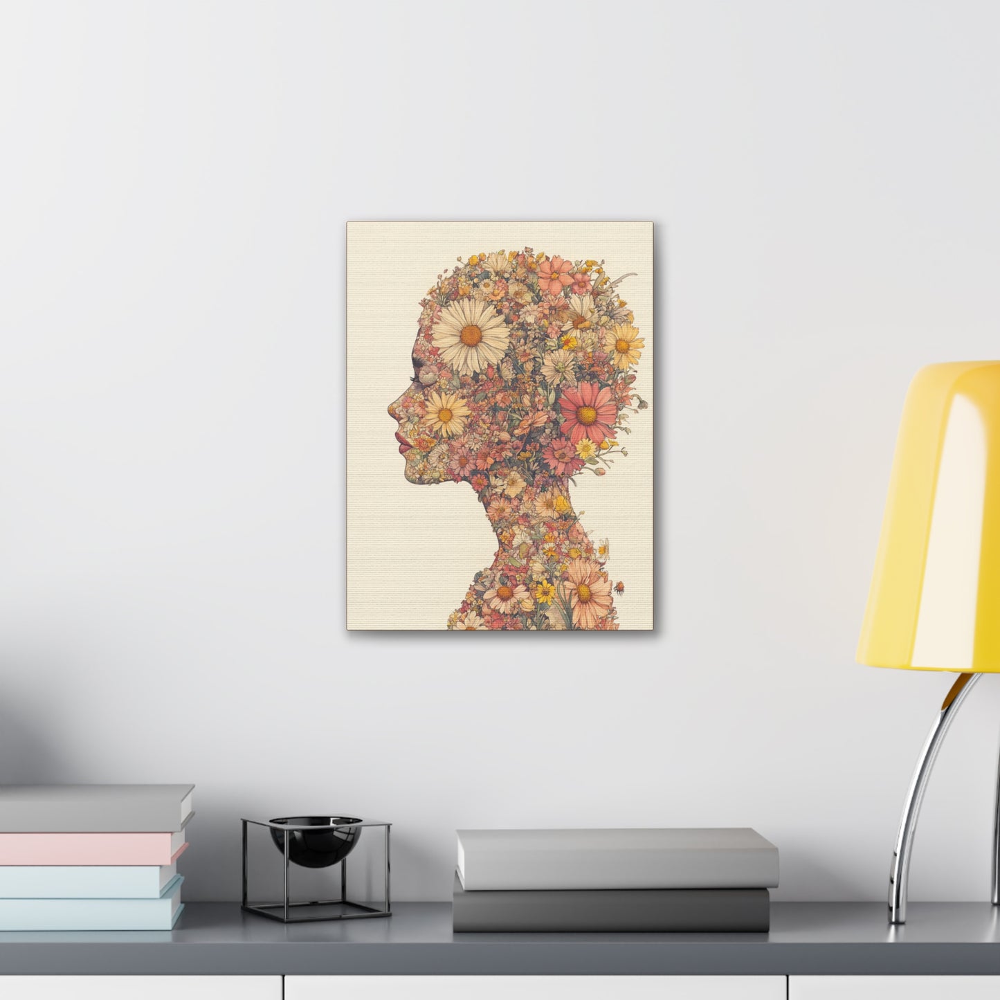 And So She Grew on Canvas