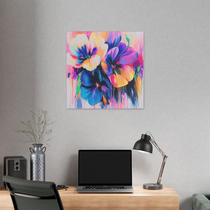 Color Blooms - Delight in Nature Series - Fine Art Print on Canvas