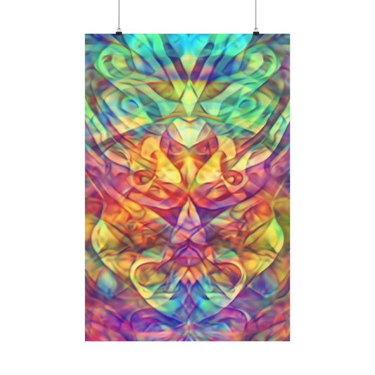 Kaleidoscope Views - Colorful Abstract Vertical Posters – Vibrant Wall Art for Home Décor