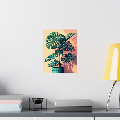Tropical Monstera Botanical Fine Art Print