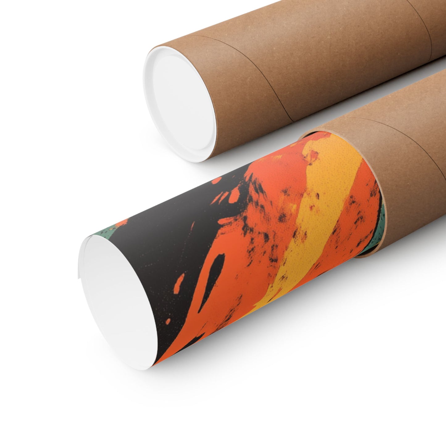 Unleashed - Tiger Jumping Through A Ring of Flames - Matte Vertical Poster - Eye-Catching Wall Art