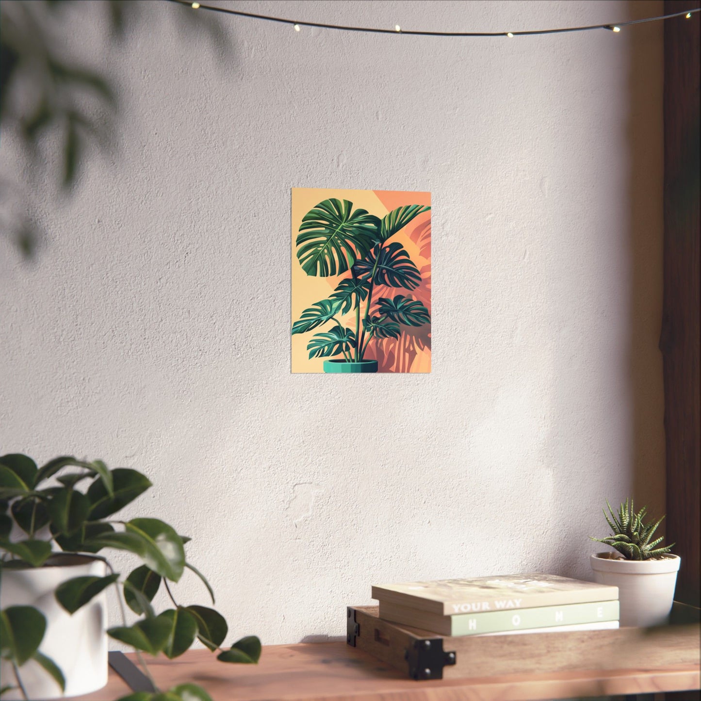 Tropical Monstera Botanical Fine Art Print