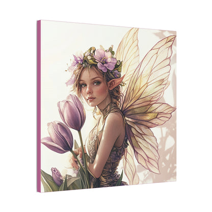 Tuesdays are for Tulips - Flowers & Fairies Collection - Fine Art Print on Canvas