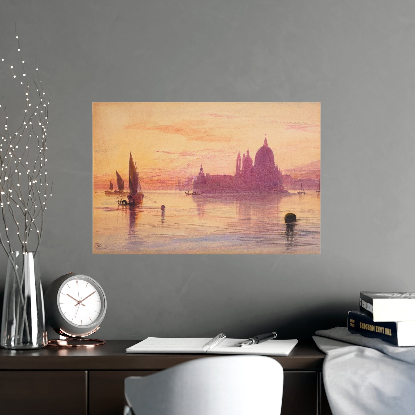 Santa Maria della Salute Venice at Sunset - Fine Art Poster