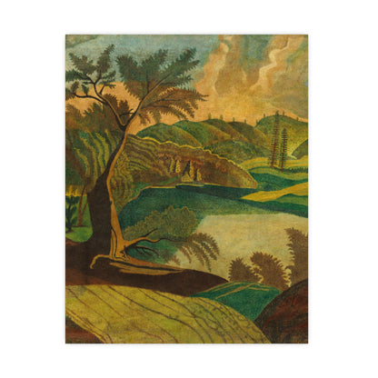 Stylized Landscape - Modern Abstract Fine Art Poster