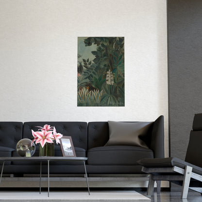 The Equatorial Jungle - Rousseau Tropical Fine Art Poster