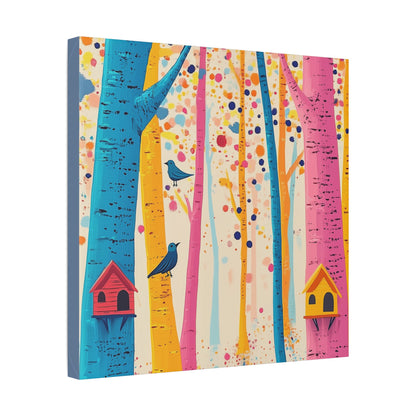 Here for the Birds - Delight in Nature Series - Fine Art Print on Canvas