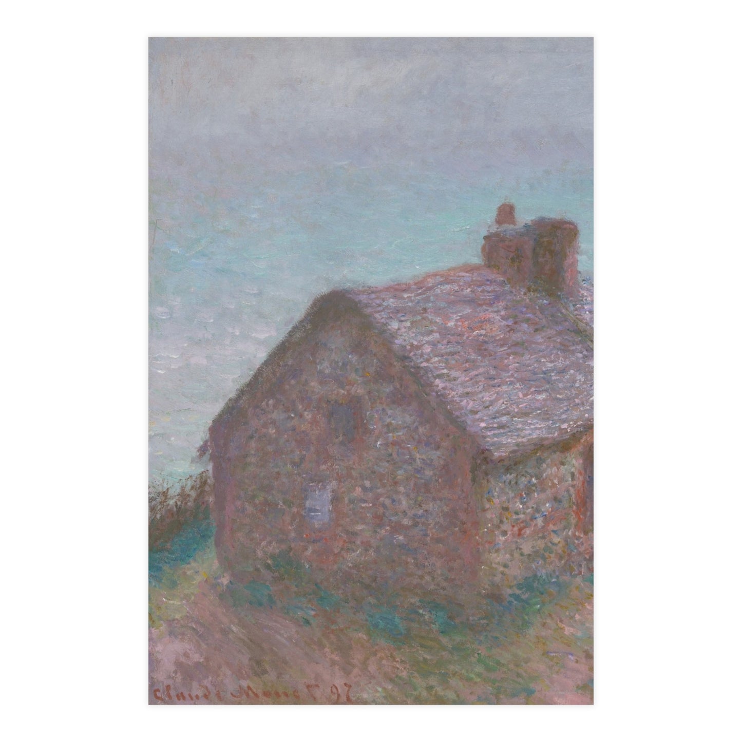 The Customs House at Varengeville - Monet Fine Art Poster