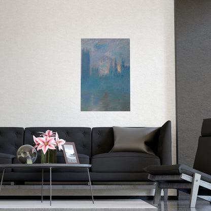 Houses of Parliament London - Monet Fine Art Poster