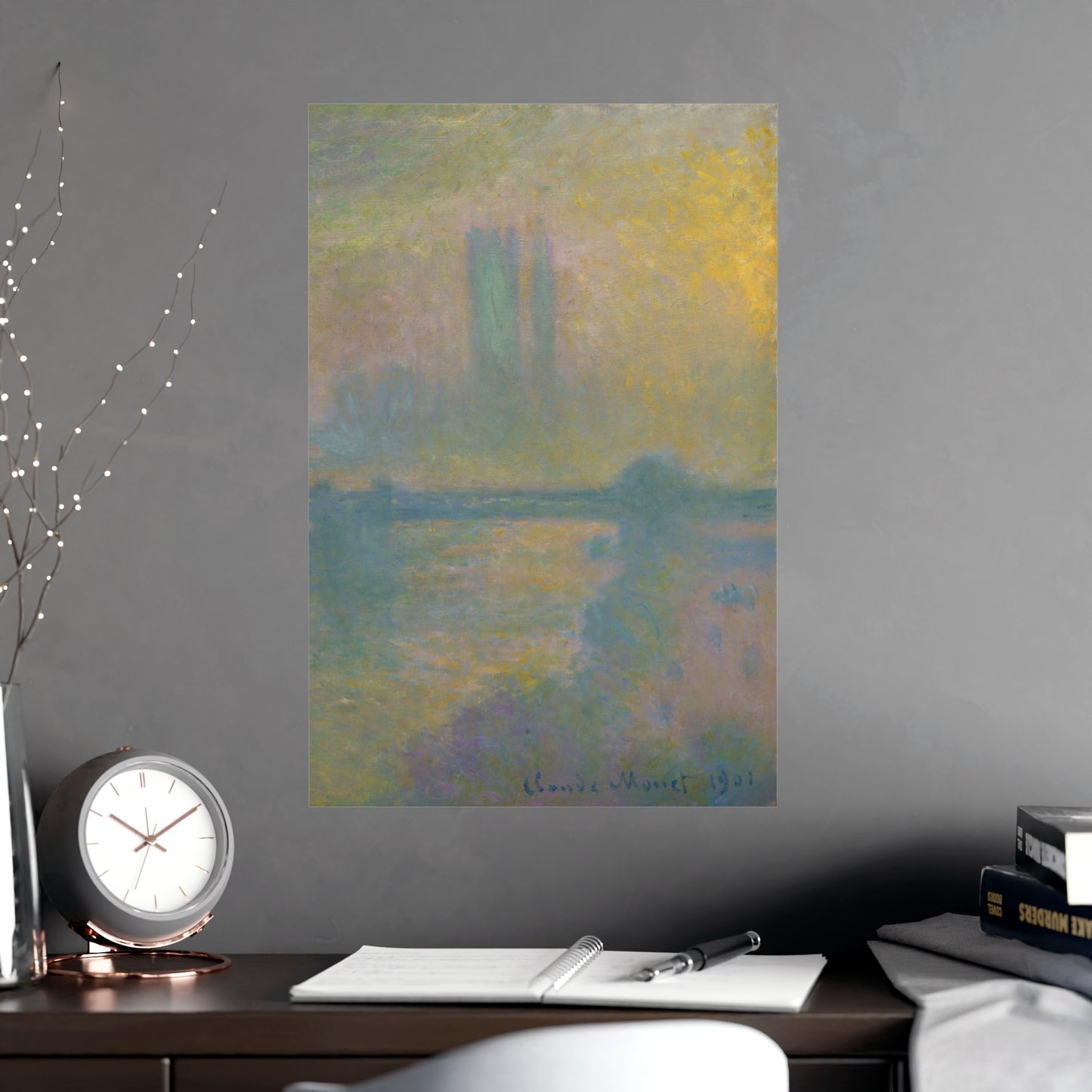 Charing Cross Bridge London - Monet Fine Art Poster