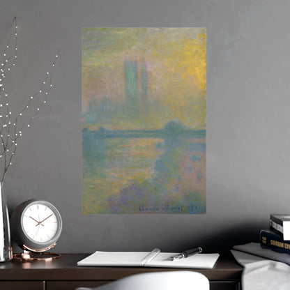 Charing Cross Bridge London - Monet Fine Art Poster