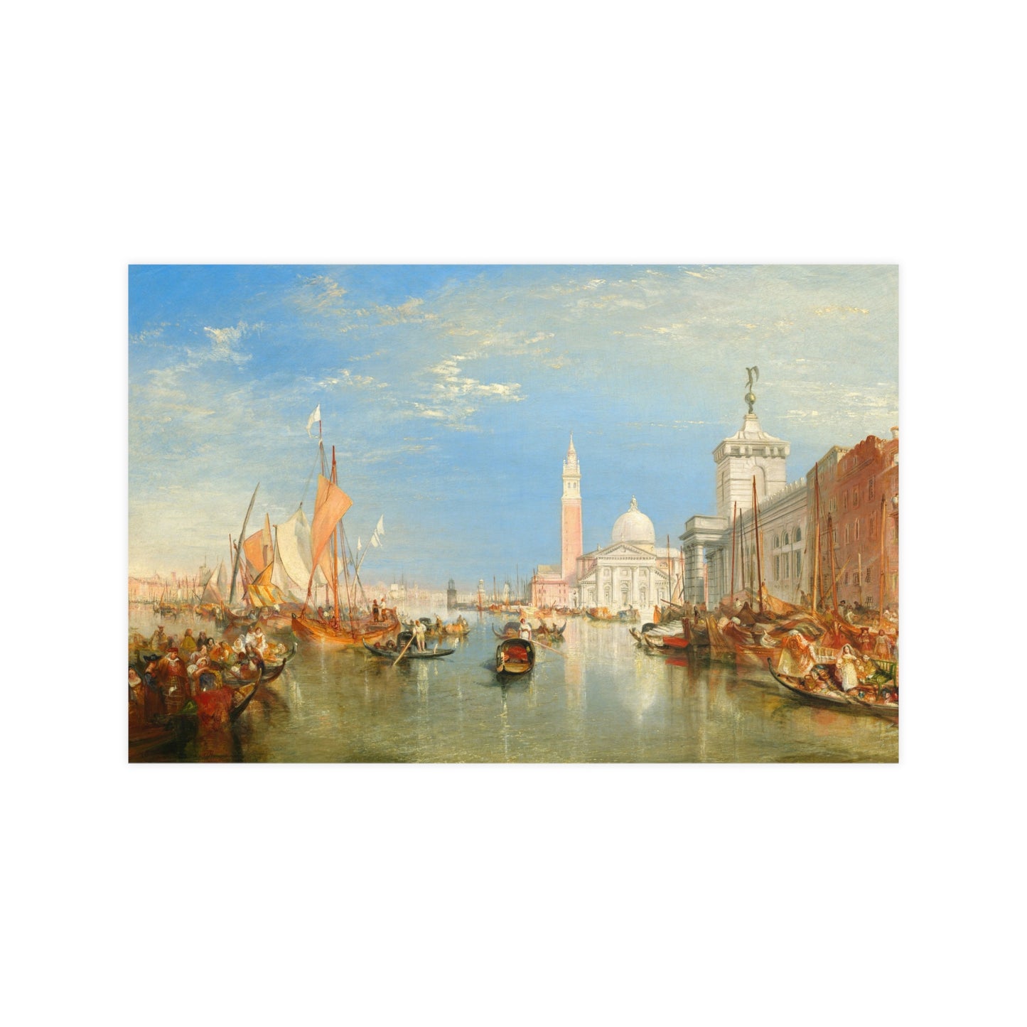 Venice Dogana and San Giorgio Maggiore - Turner Fine Art Poster