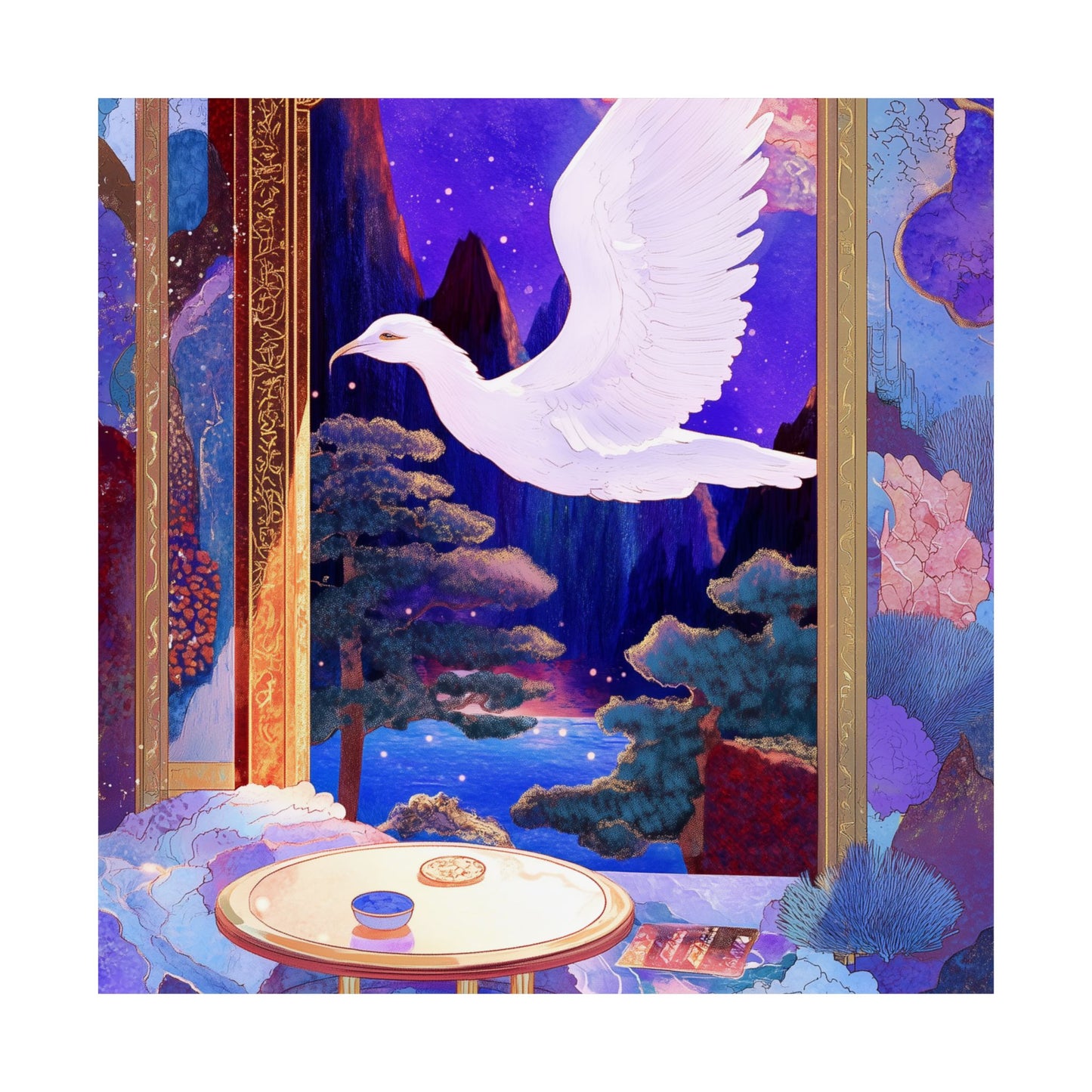 Into the Mystic Dove Messenger Fine Art Print