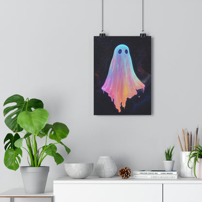 Cosmic Ghost Poster - Giclée Art Print