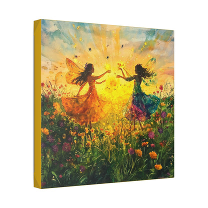 Waking the Sun - Fairies & Flowers Collection - Wall Art - on Canvas