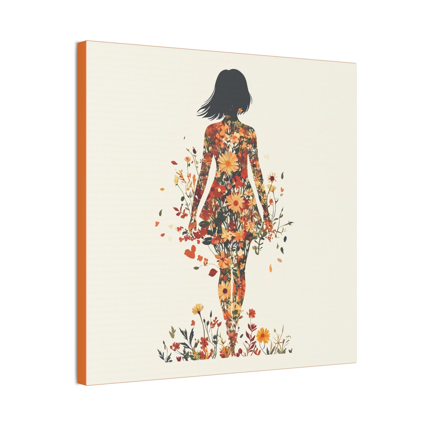 You Belong Among the Wildflowers  - Flower Girl - Print on Canvas